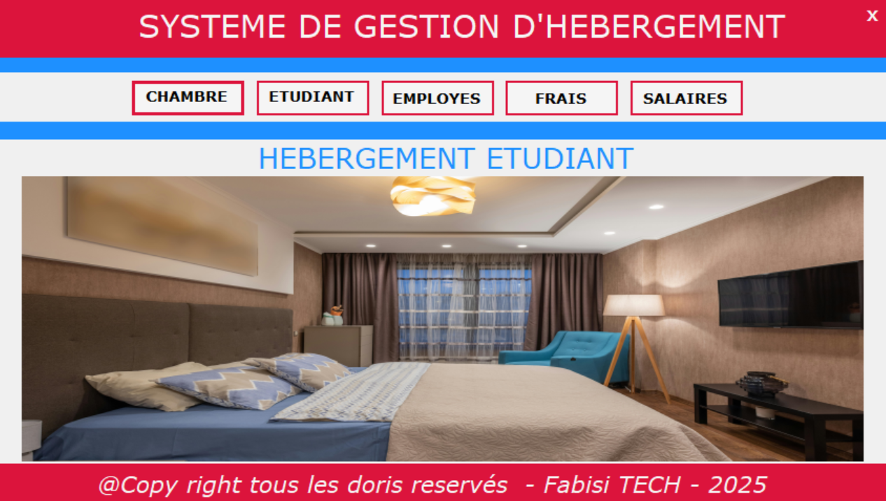 Gestion d’Hébergement Étudiant