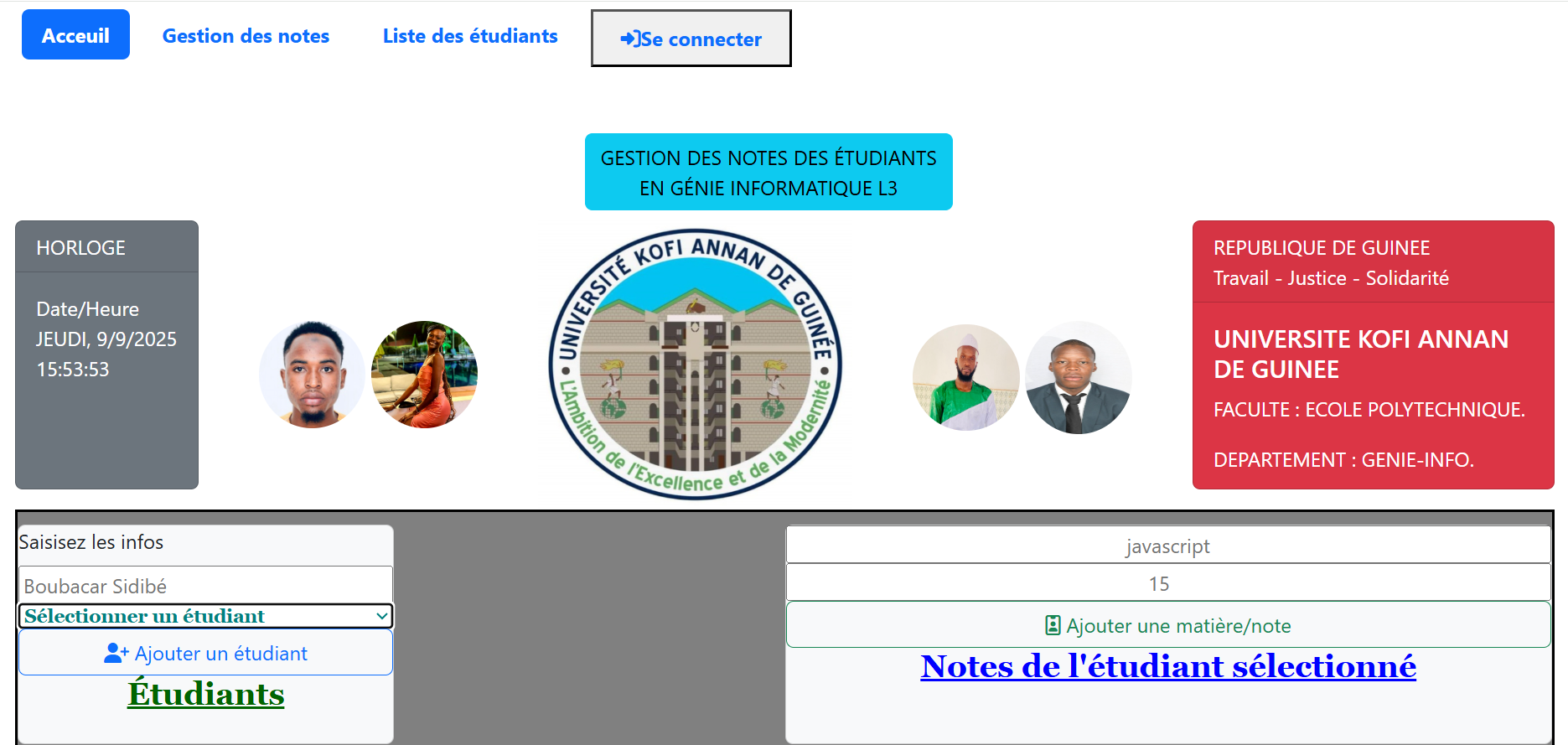 Système de Gestion Scolaire